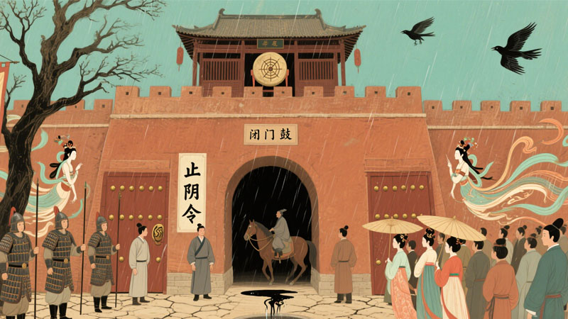 唐时阴阳城门也限行