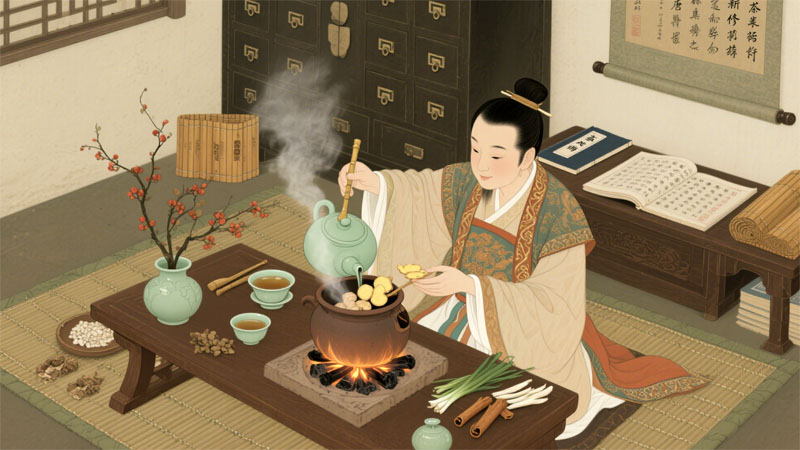 药茶一体是唐风