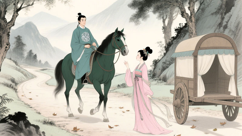 庐陵归府，黄衣现身