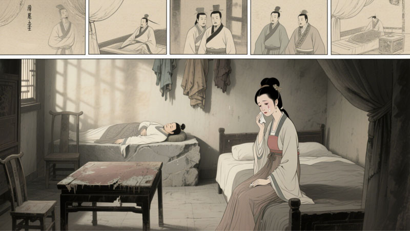 庐陵囚居，韦妃忆昔