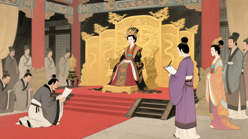 母皇心绪，庐陵旧梦