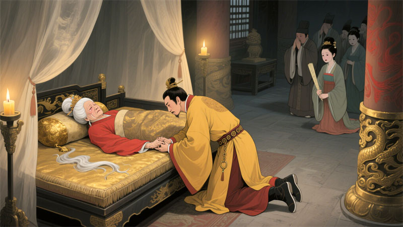 母皇崩逝,帝振长安