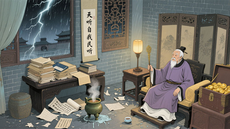 老臣问天，皇后焦心